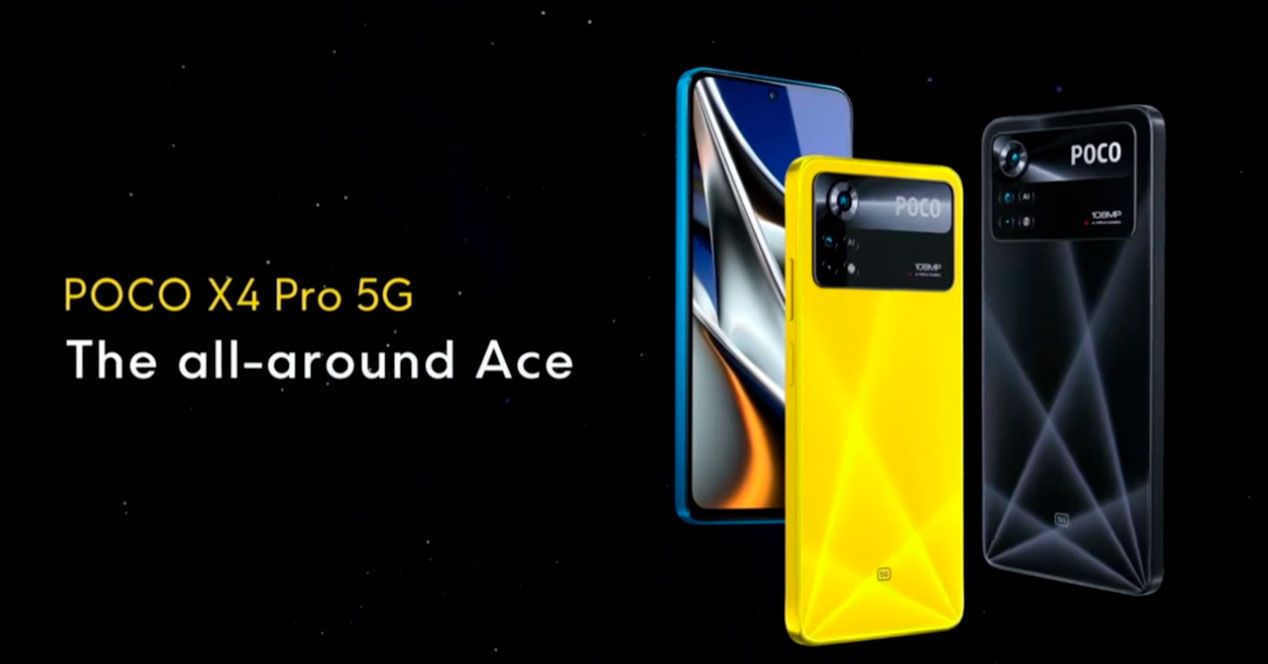diseño poco x4 pro 5g