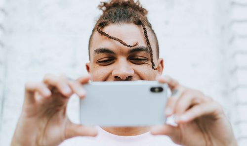 cámara selfie