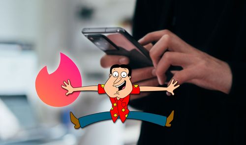 tinder movil personaje