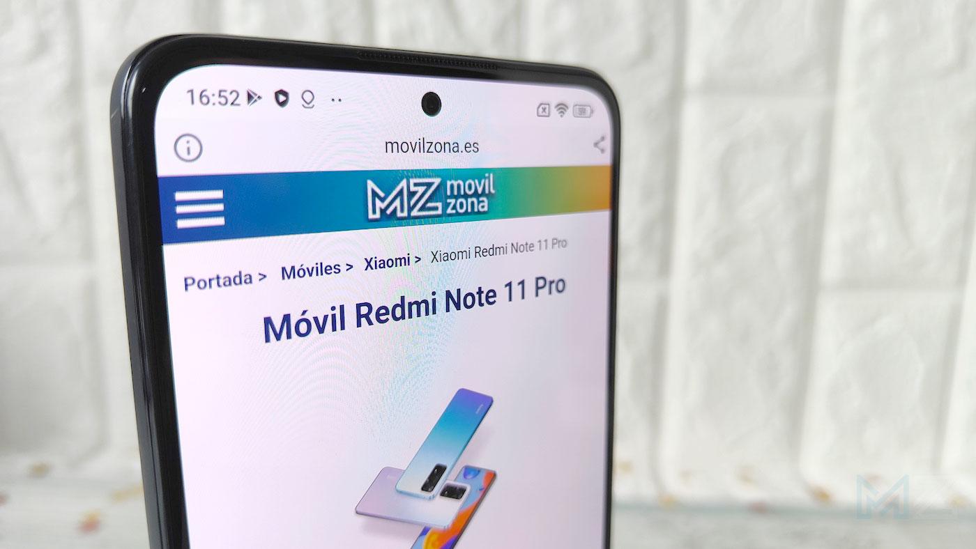 Redmi Note 11 Pro 5G notch