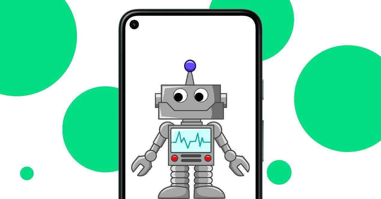 android robot movil
