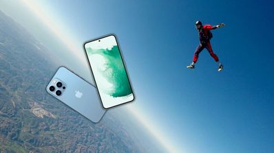 caida samsung galaxy s22 iphone 13