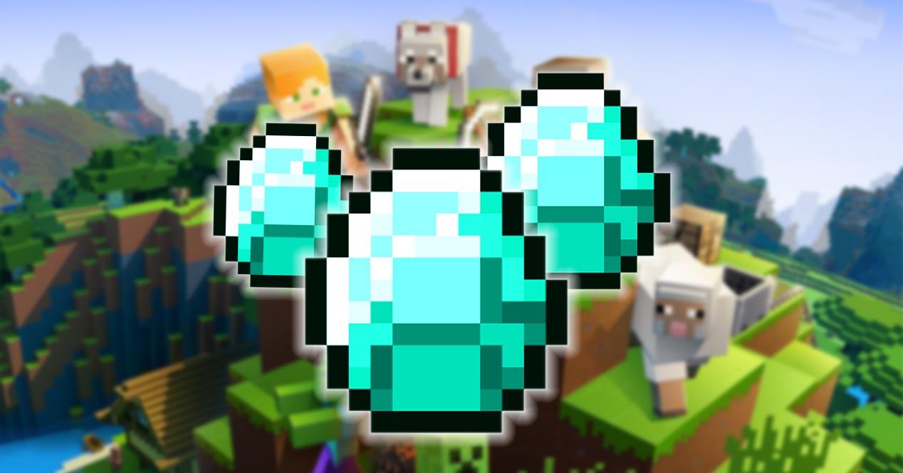 Diamantes en Minecraft para el móvil