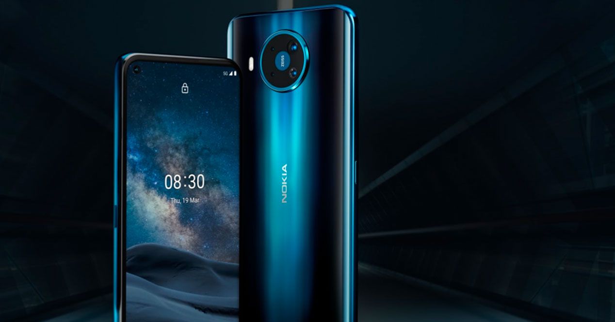 nokia 8.3 5g pantalla camara
