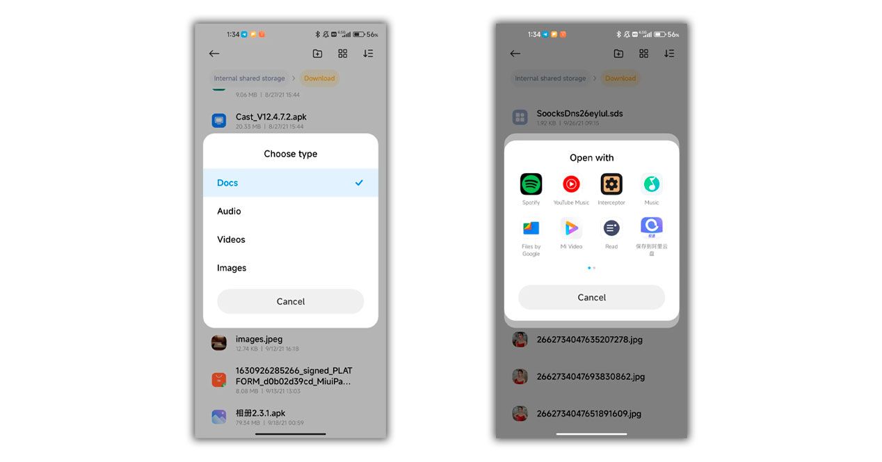 opciones miui 13.5