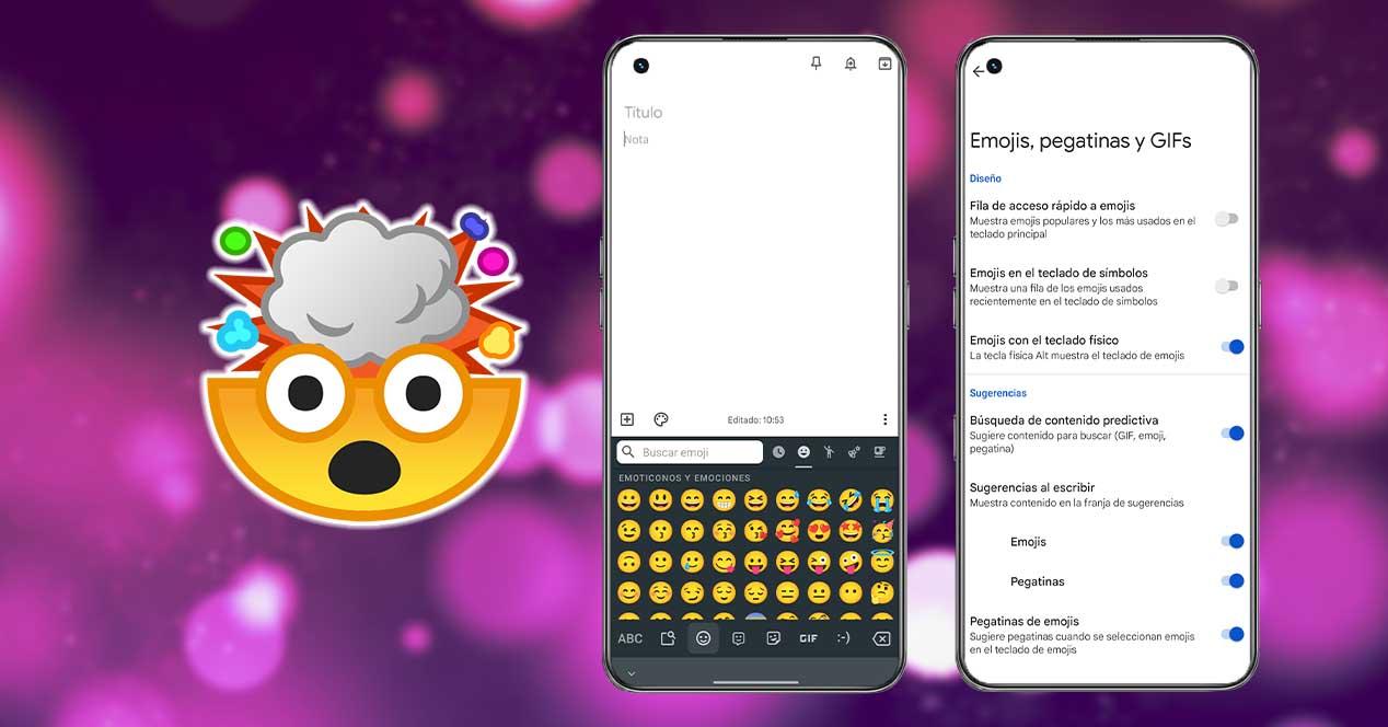 Emojis teclado Gboard Android