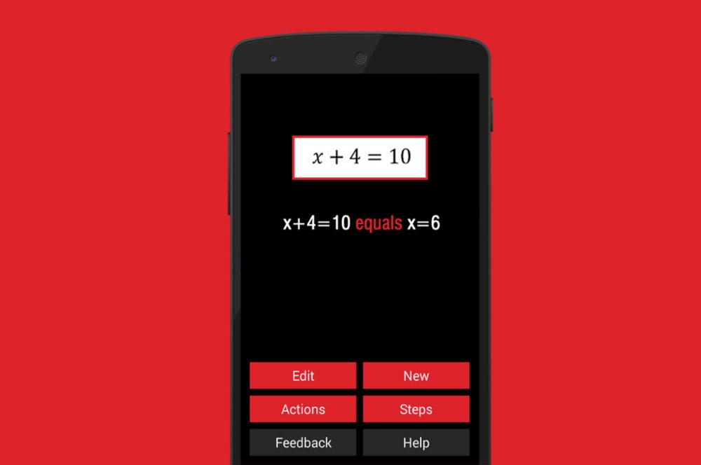 Móvil matemáticas app