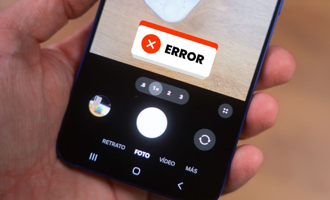 camara galaxy s25 mensaje error