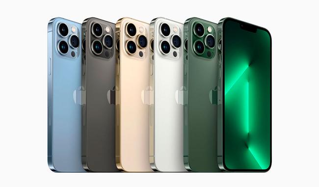 Apple iPhone modelos de colores