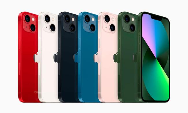 iPhone 13 gama de colores