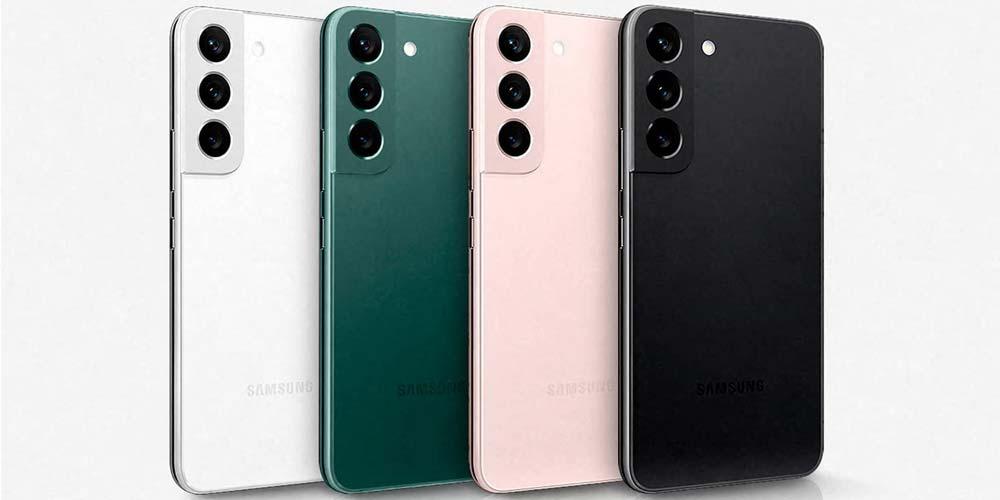 Trasera y colores del Samsung Galaxy S22