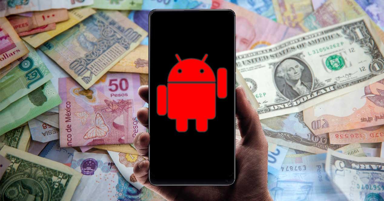 android y dinero