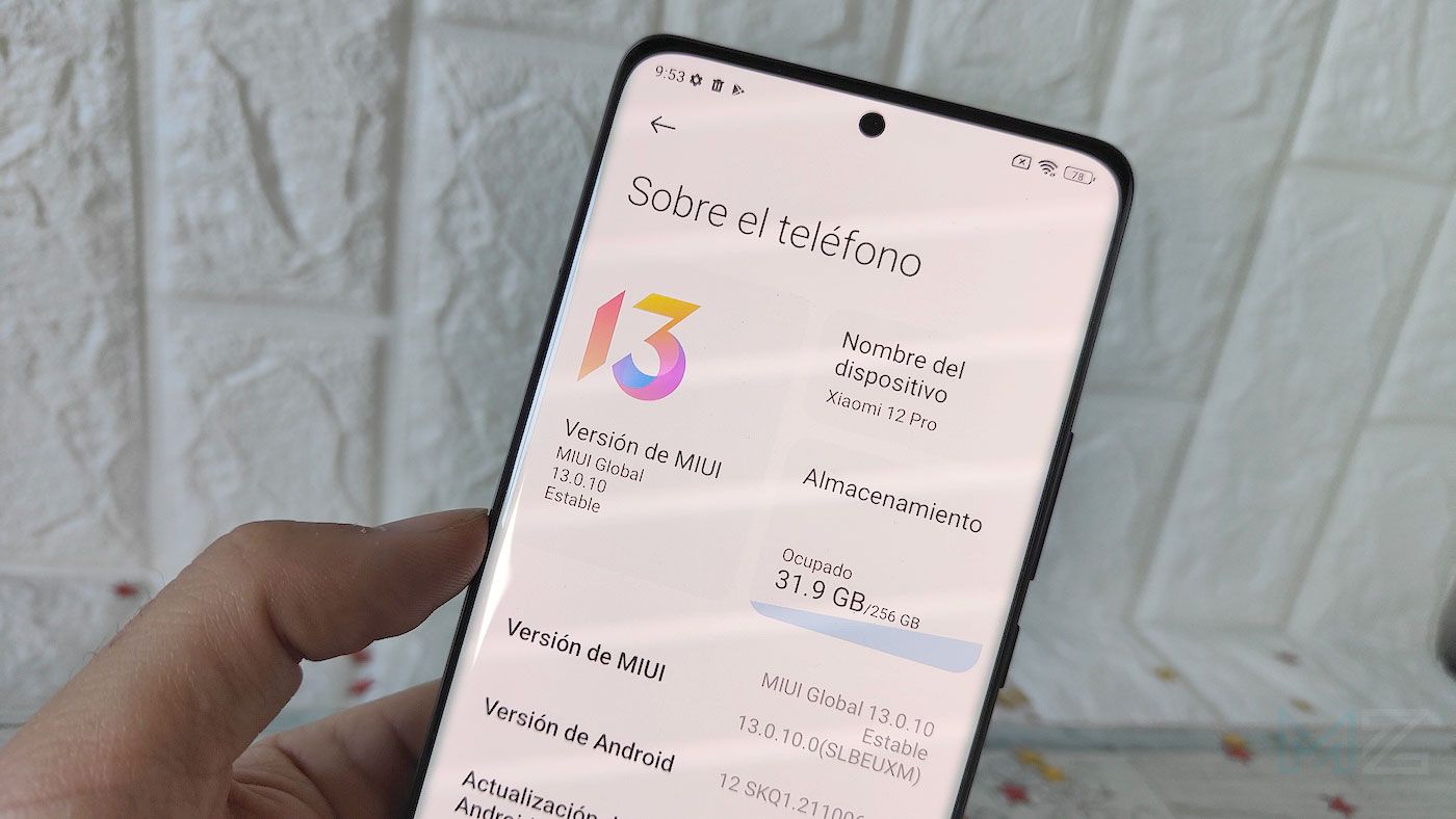 Xiaomi 12 miui 13
