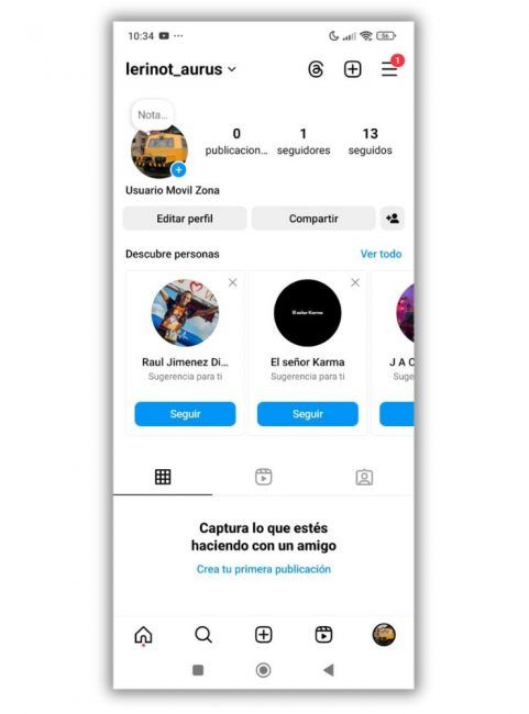 Panel instagram 3 líneas