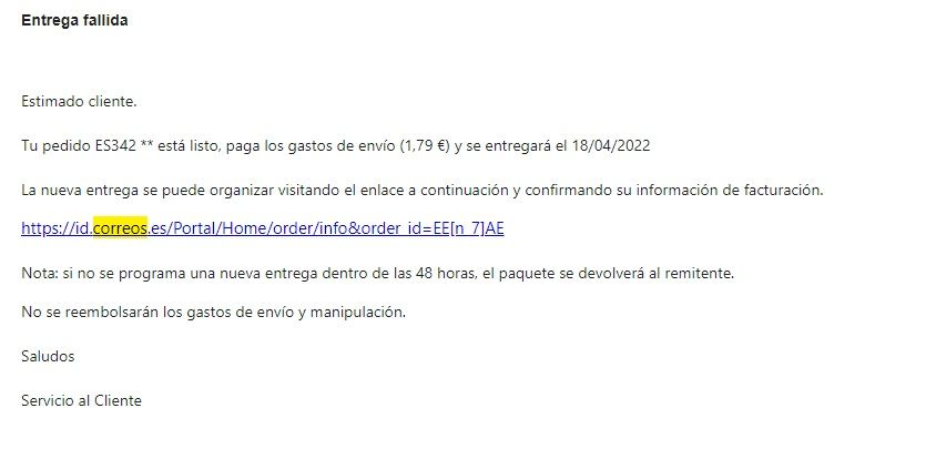 Vuelve el timo del paquete de Correos que no se puede entregar por aduanas