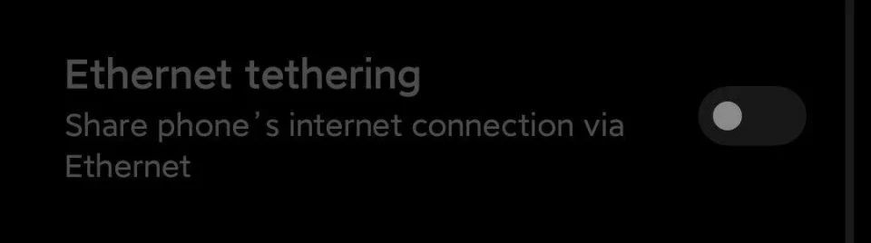 ethernet compartir miui 13.5