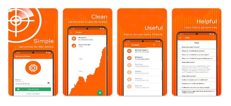 mi band finder
