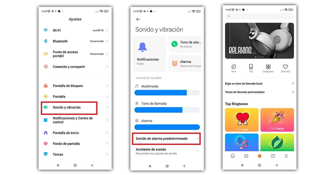 poner tono contactos android