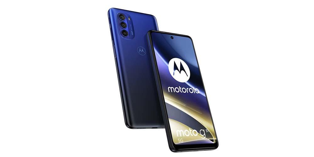Frontal del smartphone Motorola Moto g51
