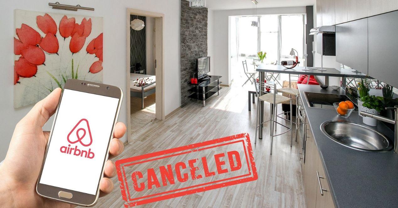 cancelar alojamiento airbnb