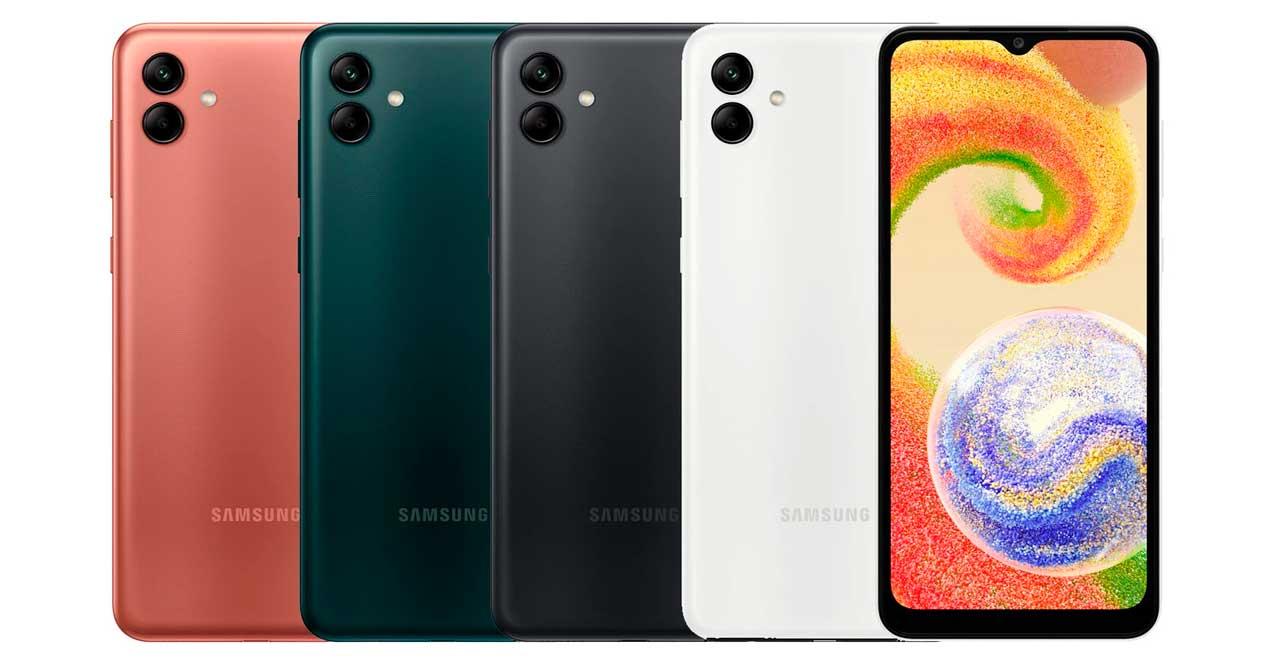Colores Samsung Galaxy A04