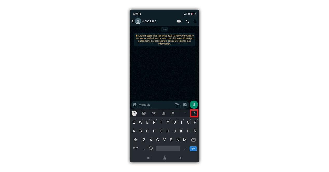 écrire avec voz teclado android
