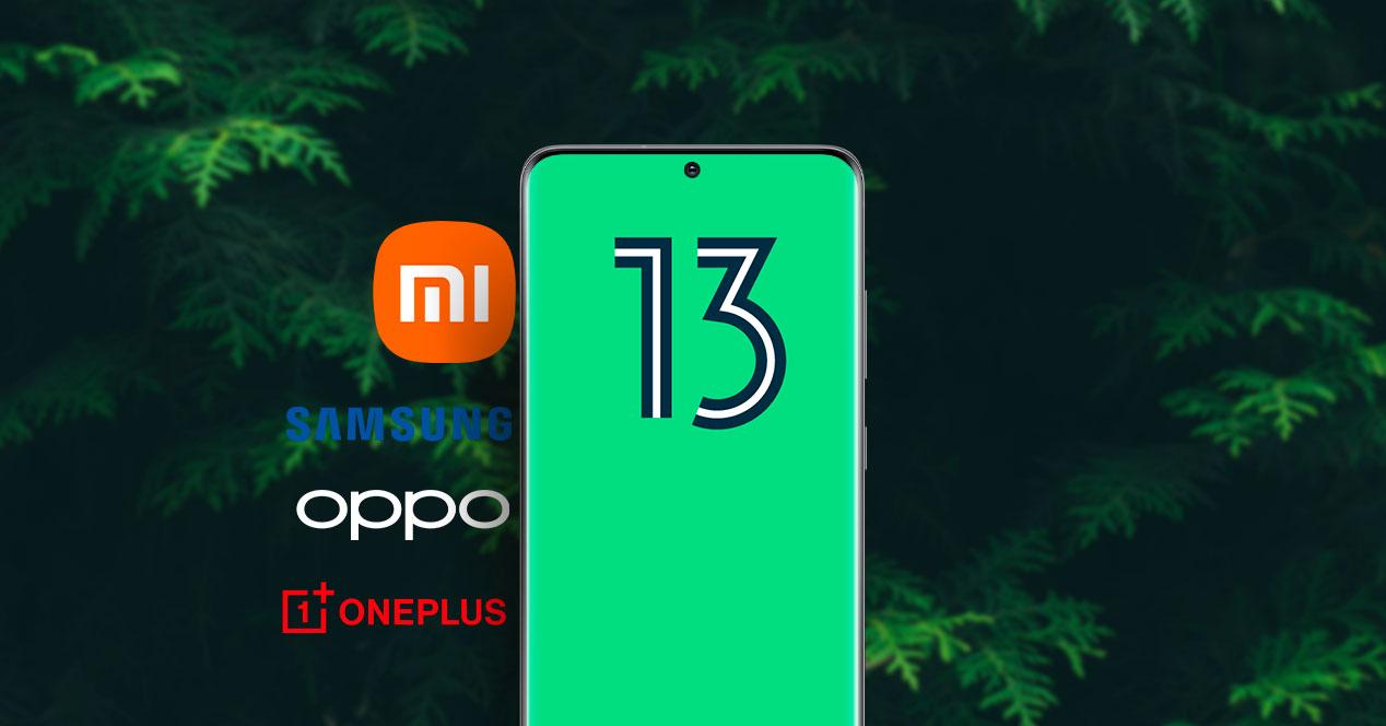 moviles android 13 otras marcas