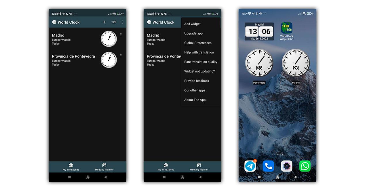 world-clock-widget app
