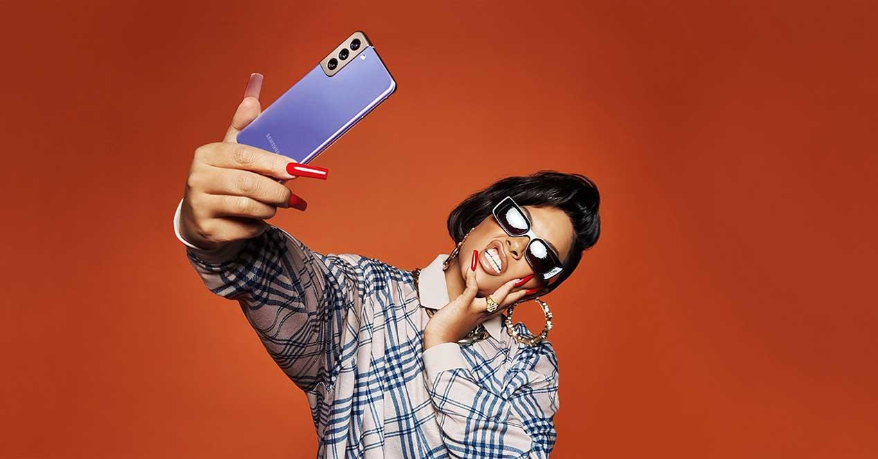 selfie con Samsung Galaxy S21