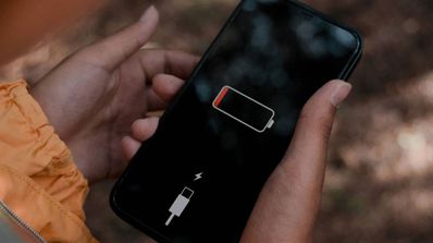 iPhone sin batería