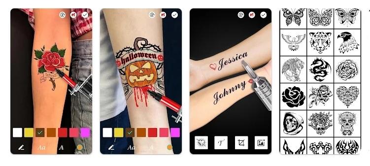 приложение для создания татуировок