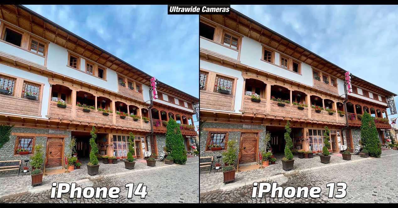 Cámaras iPhone 14 iPhone 13