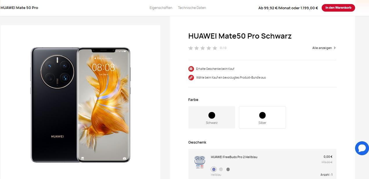 Huawei mate 50 pro Alemania