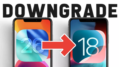 downgrade iOS