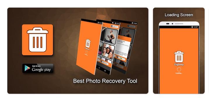 Recuperar Bilder eliminiert App