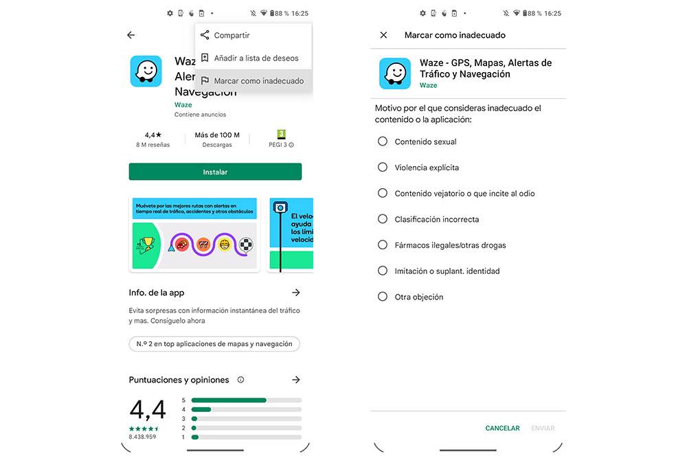Aplikace Denunciar na Google Play