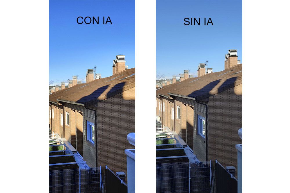 Inteligencia artificial de la cámara del móvil