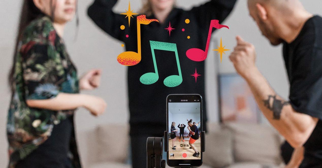 apps poner música videos tiktok instagram