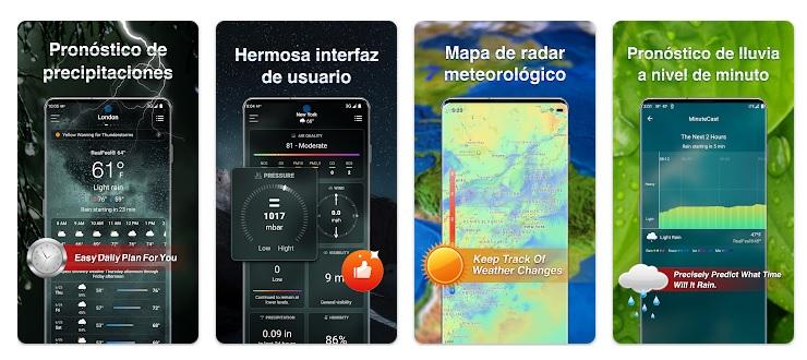 clima pronostico del tiempo app