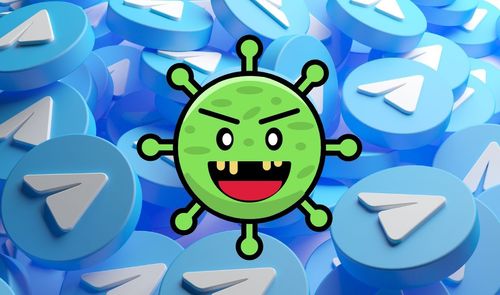 virus telegram falso