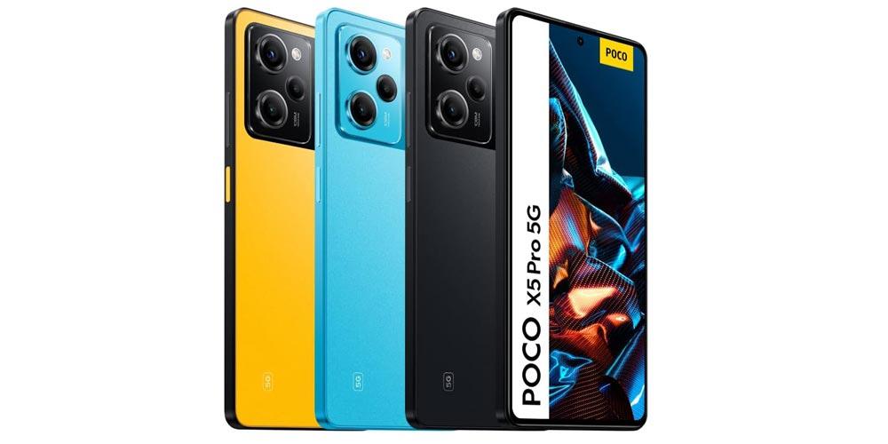 Couleurs du téléphone POCO X5 Pro