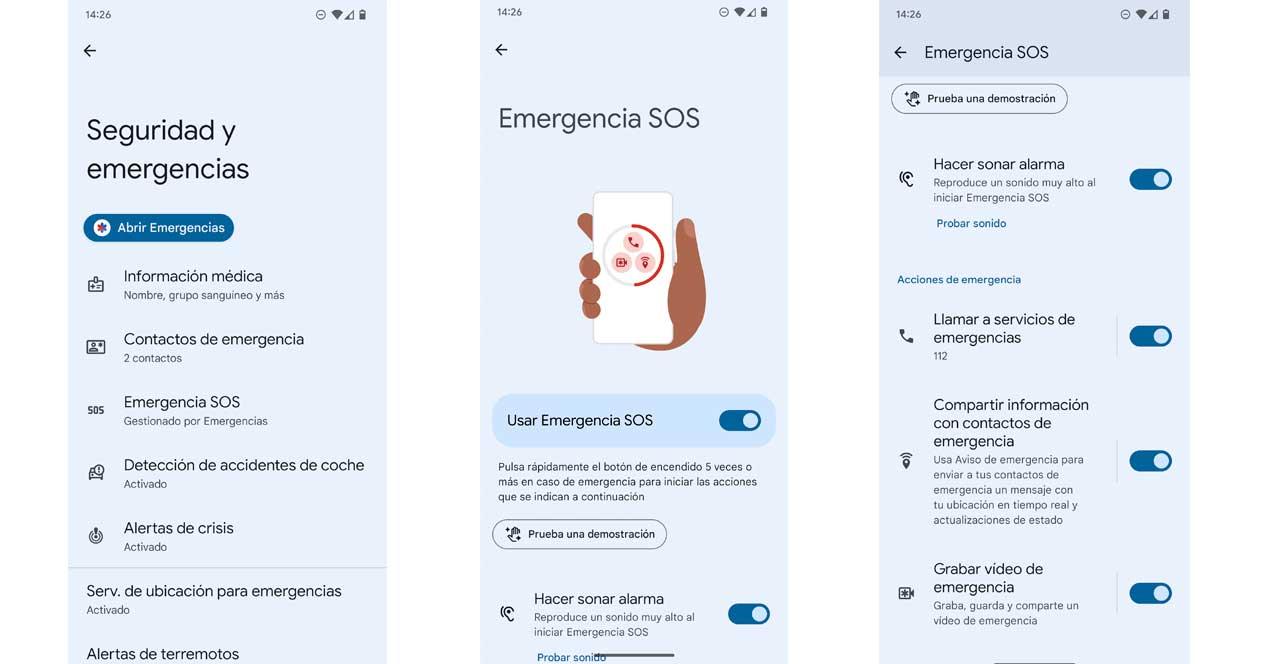 Emergencias SOS Android