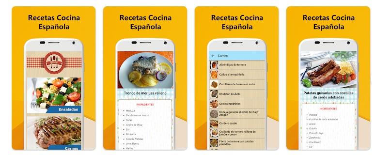 recetas de ccmida española app