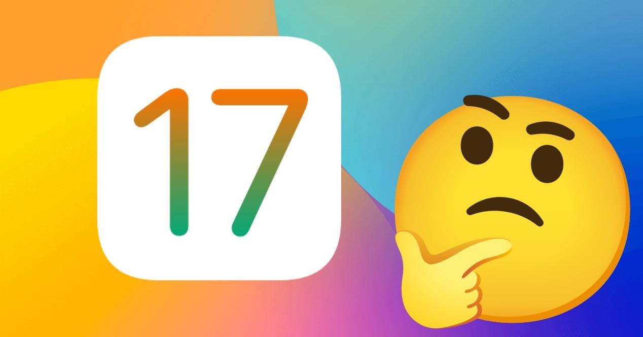 iOS 17 doubt