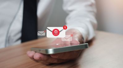 correo electronico movil imagen borrar