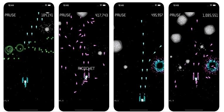 juego iphone asteroides
