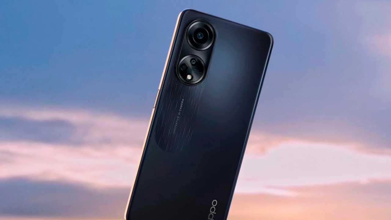 OPPO A98 5G color negro