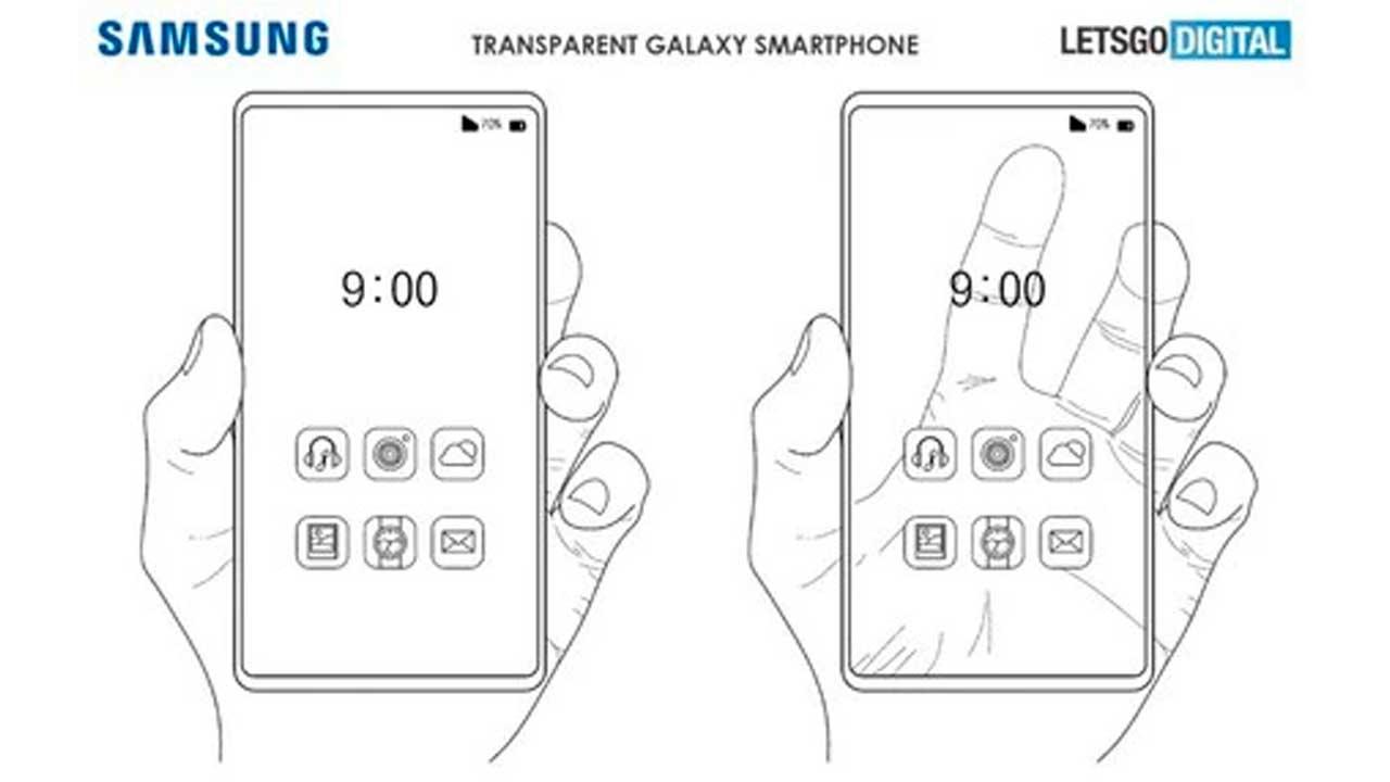 patente pantalla transparente samsung