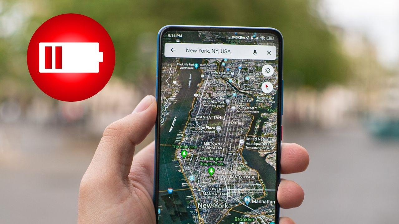 Google maps se bebe la batería de los moviles