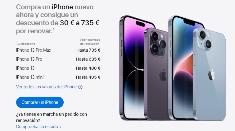 lo que te da apple por viejo móvil